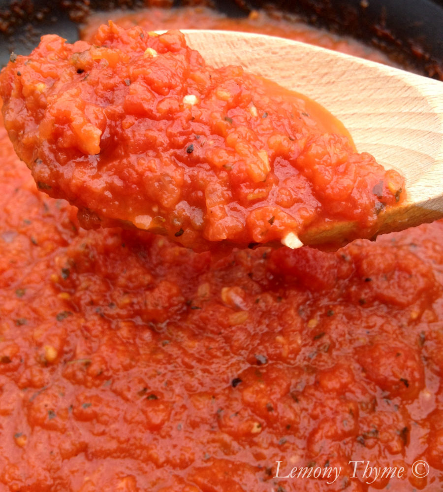 Basic Tomato Sauce Lemony Thyme