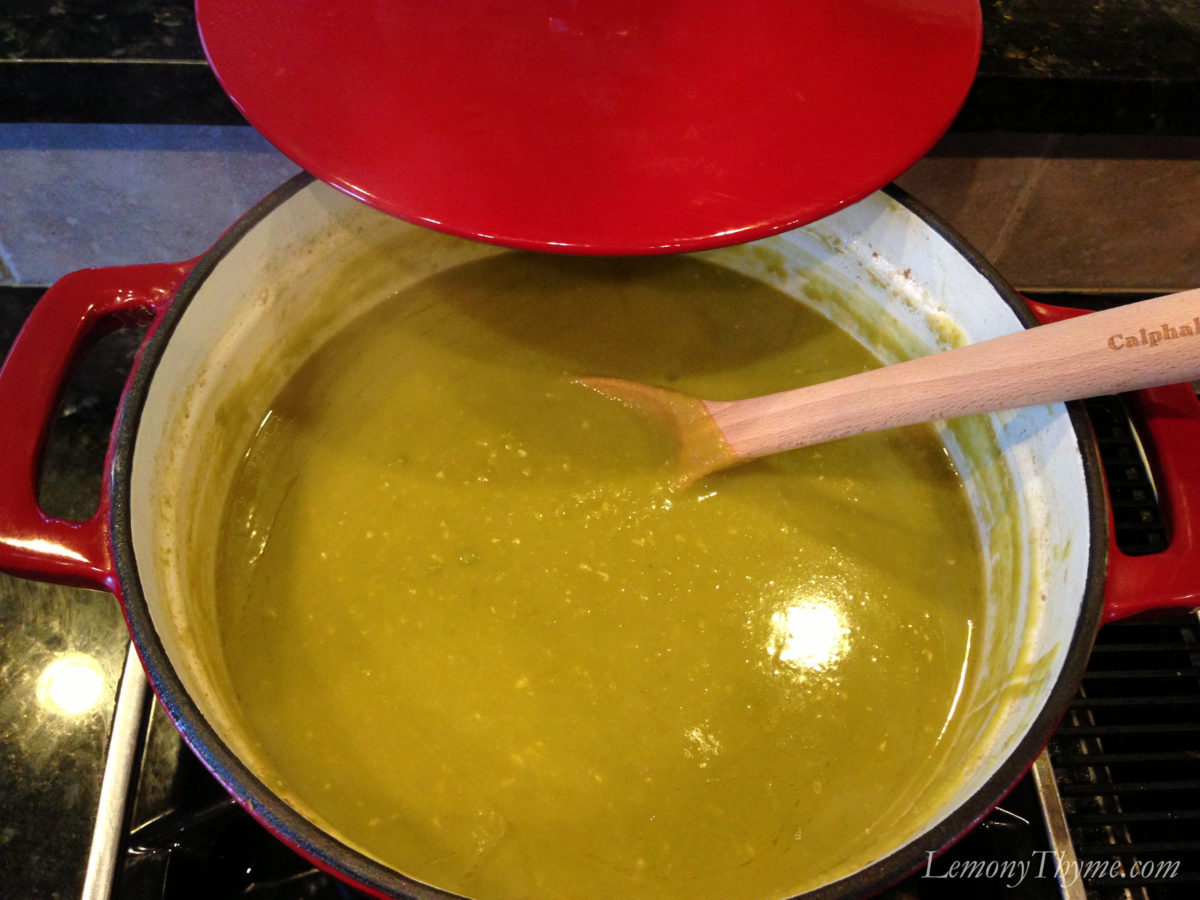 Split Pea Soup with Ham just like Mom's - Lemony Thyme