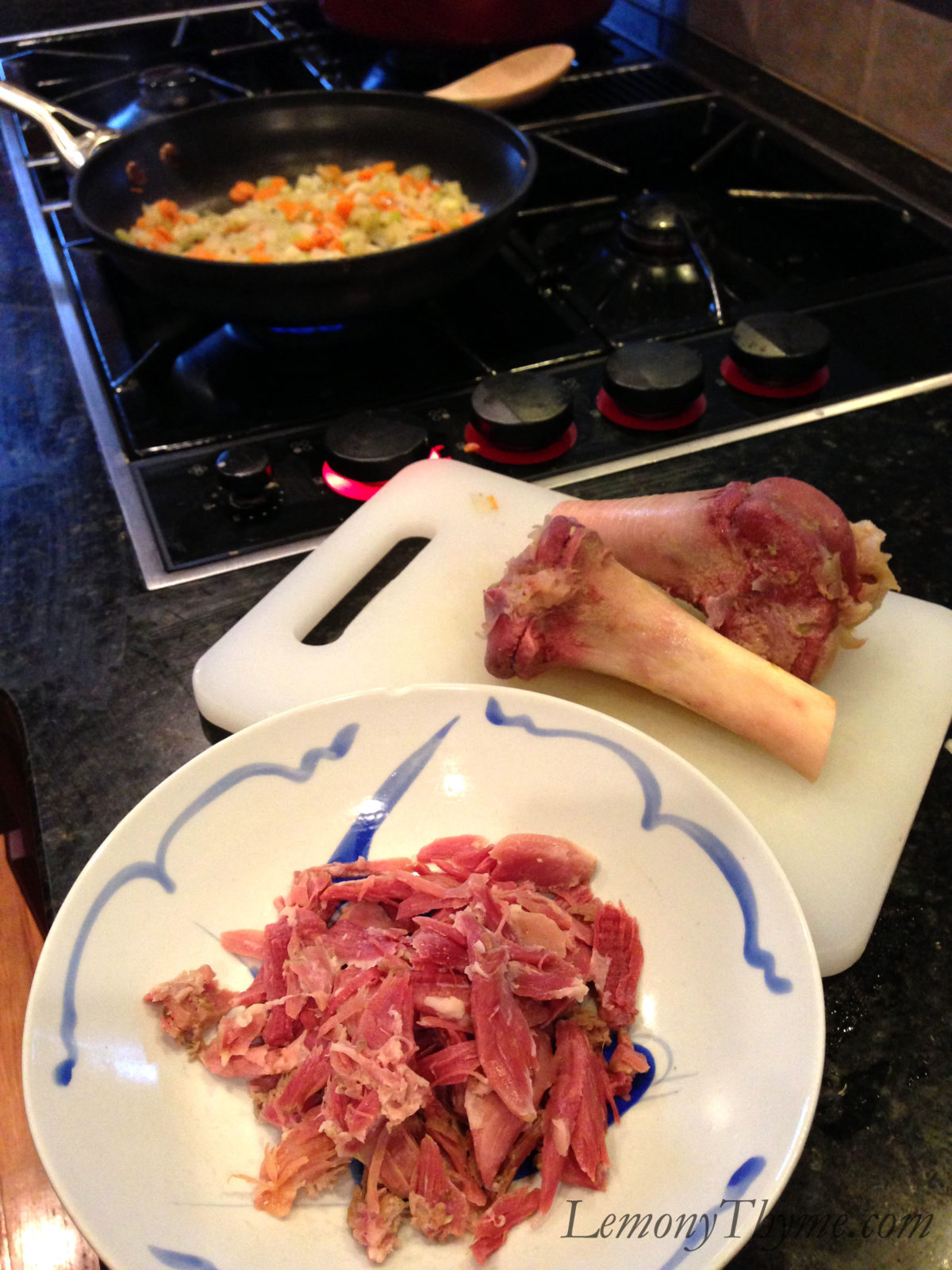 Split Pea Soup with Ham just like Mom's - Lemony Thyme