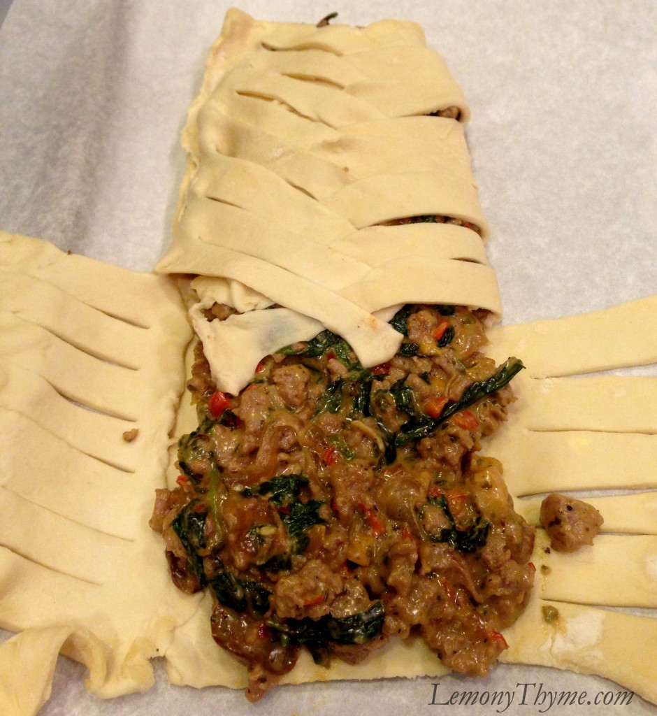 Sausage Peppers Caramelized Onion Stromboli