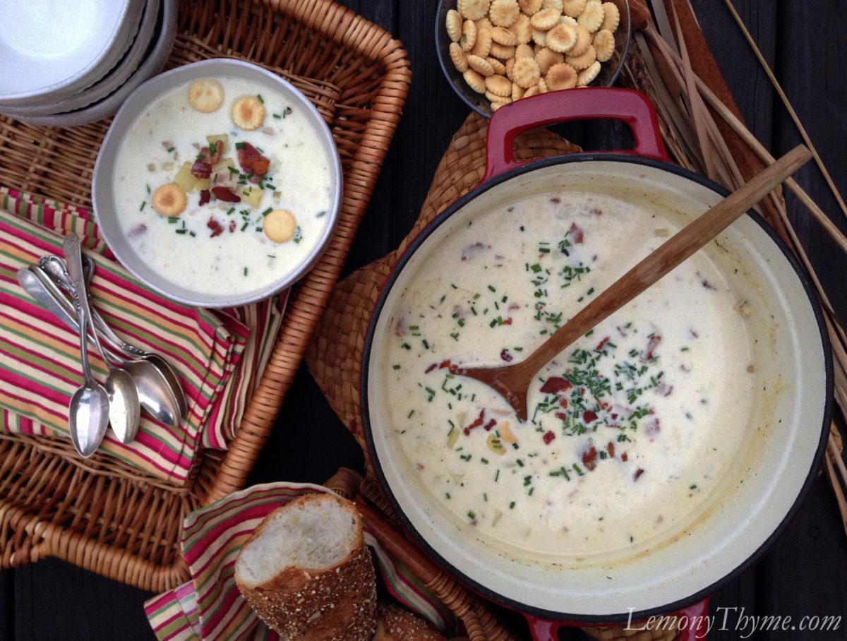 New England Clam Chowder Lemony Thyme
