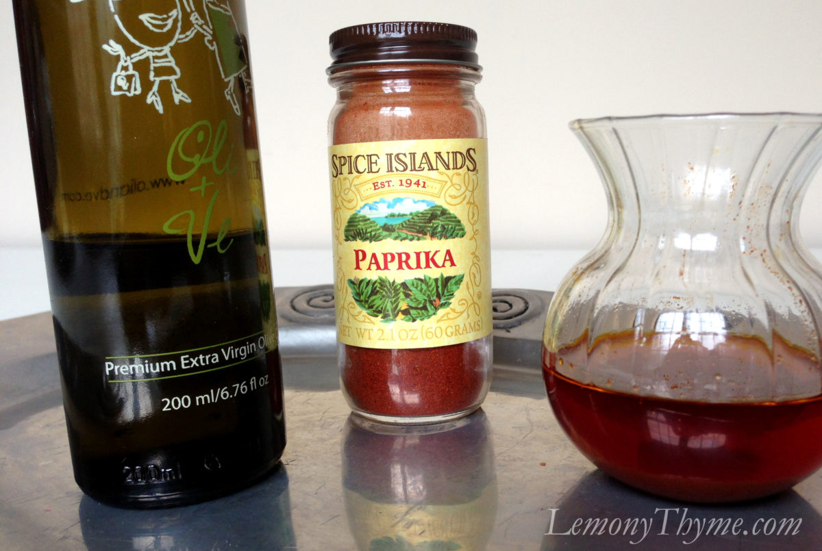 Paprika Oil Lemony Thyme