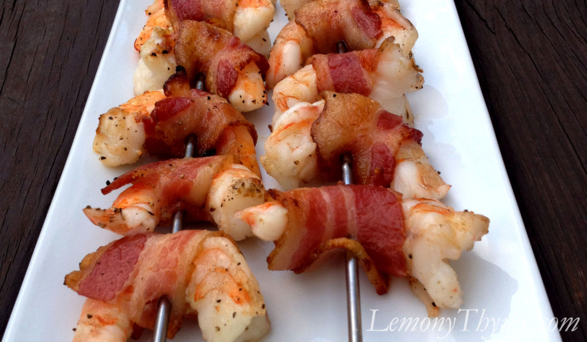 grilled bacon wrapped shrimp recipe