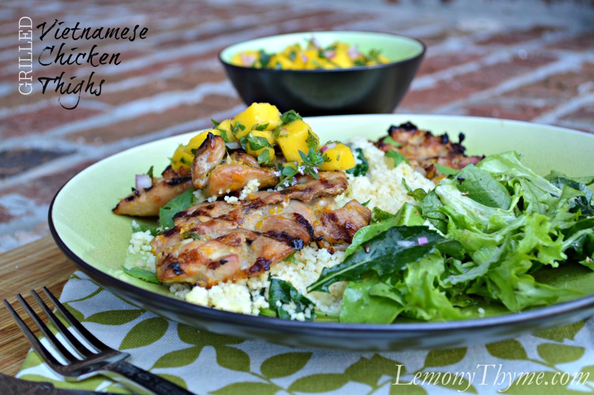 » Grilled Vietnamese Chicken Thighs from Lemony Thyme Lemony Thyme