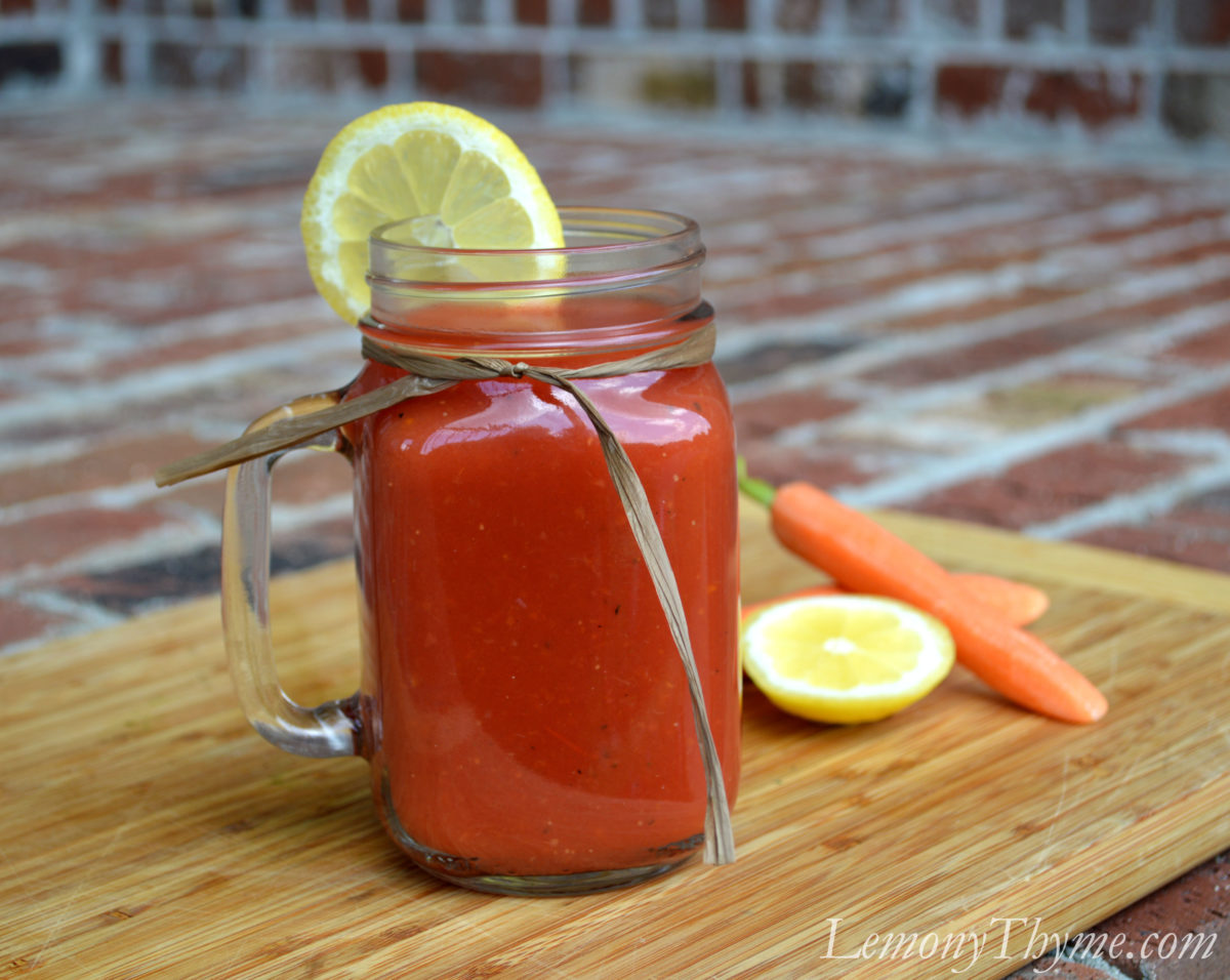 Homemade Fresh Tomato Juice {Vegetable Juice}-image