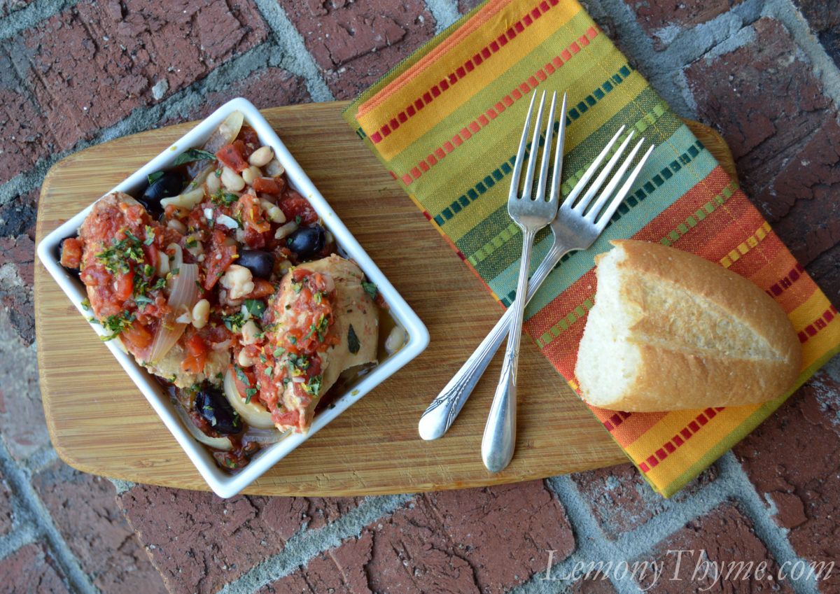 Provençal Chicken {Slow Cooker Version} Lemony Thyme