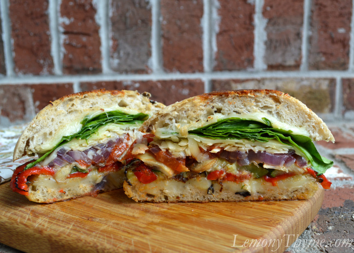 » Roasted Italian Veggie Grilled Cheese Sandwich Lemony Thyme