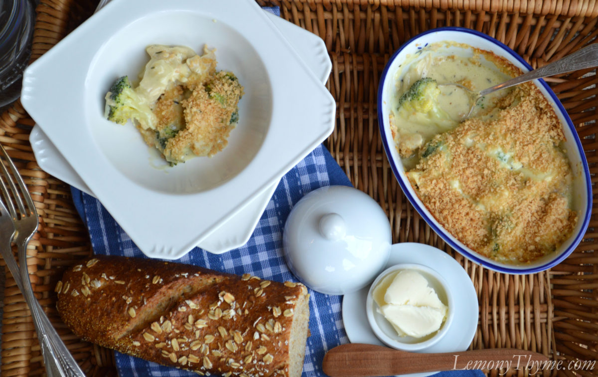 Turkey Divan {Eat Out of the Fridge/Pantry Week} Lemony Thyme