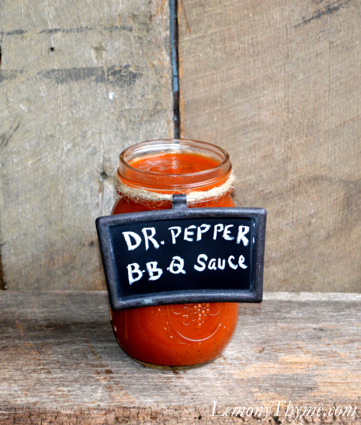 Homemade Dr. Pepper BBQ Sauce {in Secret Santa Style} Lemony Thyme