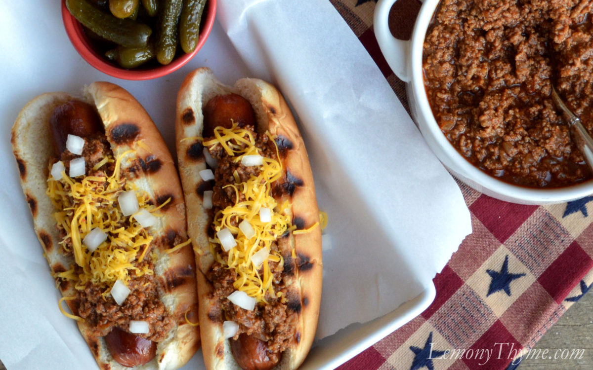 Hot Dog Chili Lemony Thyme