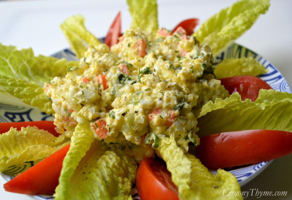 Loaded Egg Salad Lemony Thyme