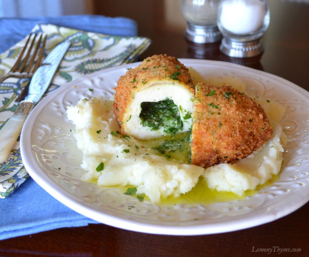 » Chicken Kiev {with Fresh Herbs & Garlic} Lemony Thyme