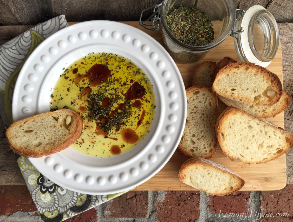 » Bread Dipping Oil Lemony Thyme