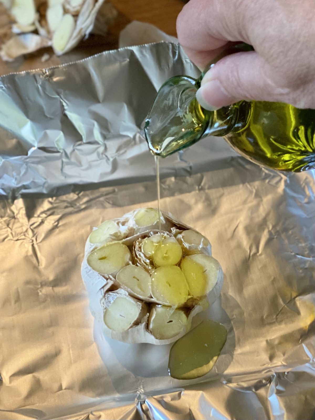 How to Oven Roast Garlic Lemony Thyme