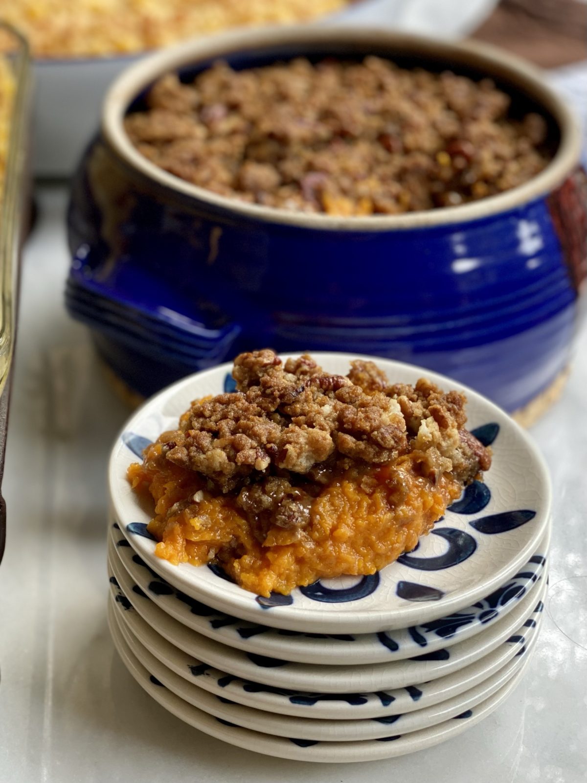 Sweet Potato Casserole {with Brown Sugar & Pecans} Lemony Thyme